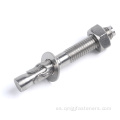 S304Wedge Anchor Bolt con Nutbolt con NutandWasher